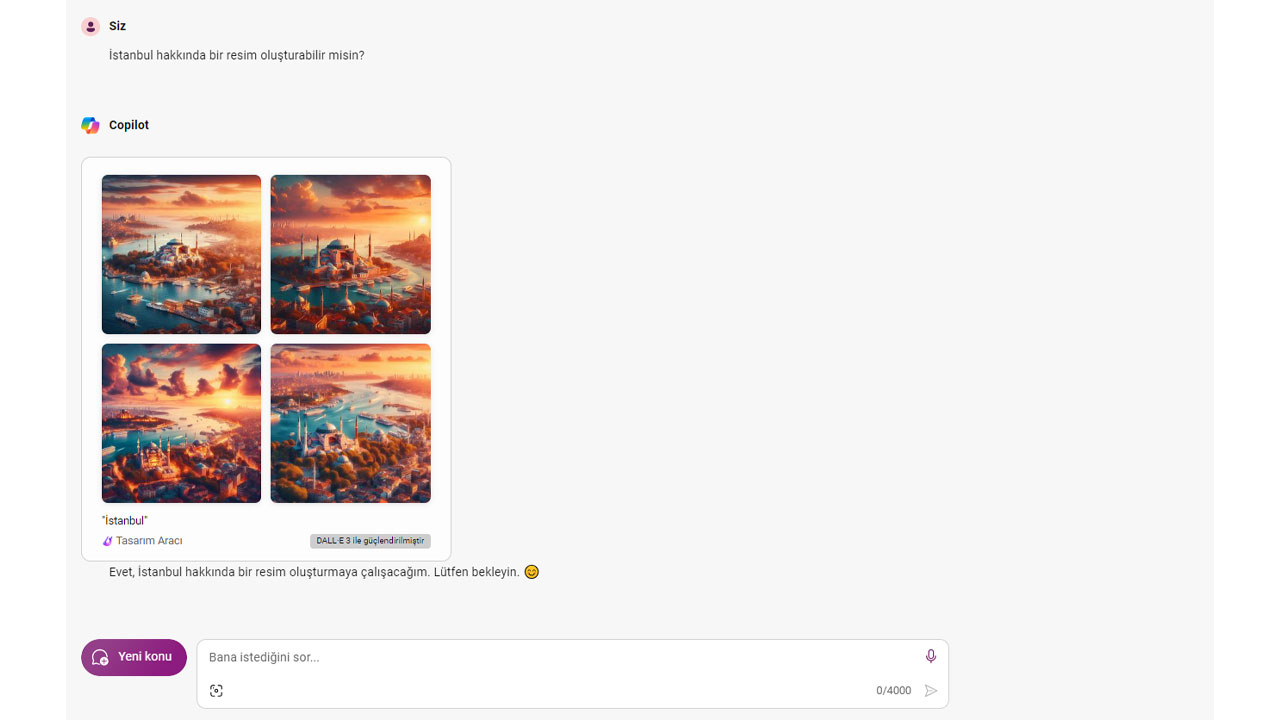 Artificial intelligence image generation